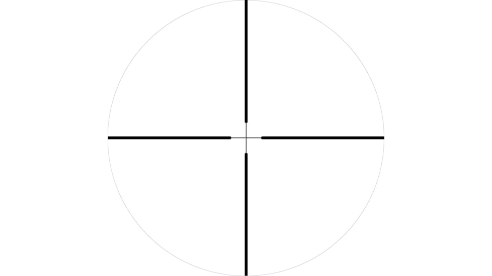 Optisan Precision Sports Optics HX 4-12X40mm 25.4mm SFP Rifle Scope, Duplex Reticle, MOA, Black, 37504