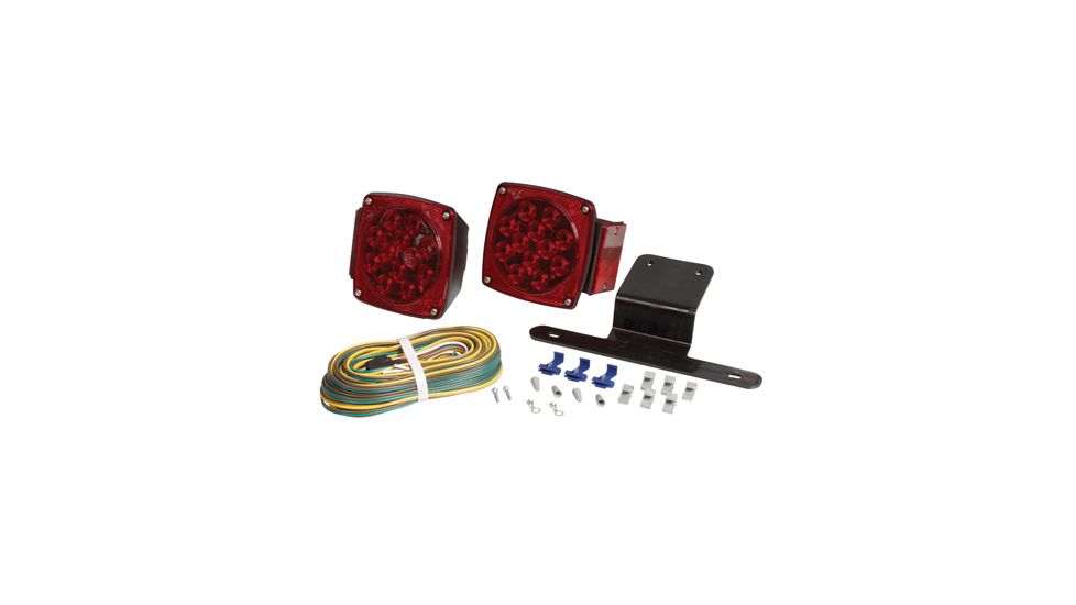Optronics LED Waterproof Trailer Lite Kit - Lites Wire Lcns Brkt 849008