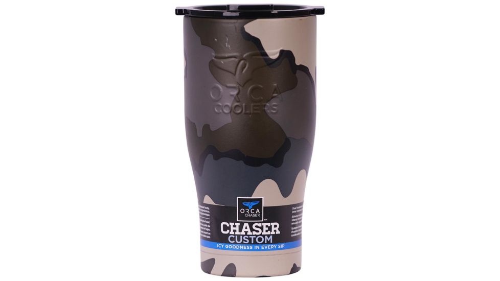 ORCA Coolers Camo Chaser, Kuiu Vias, 27 oz, ORCCHA27KUVI/BLK