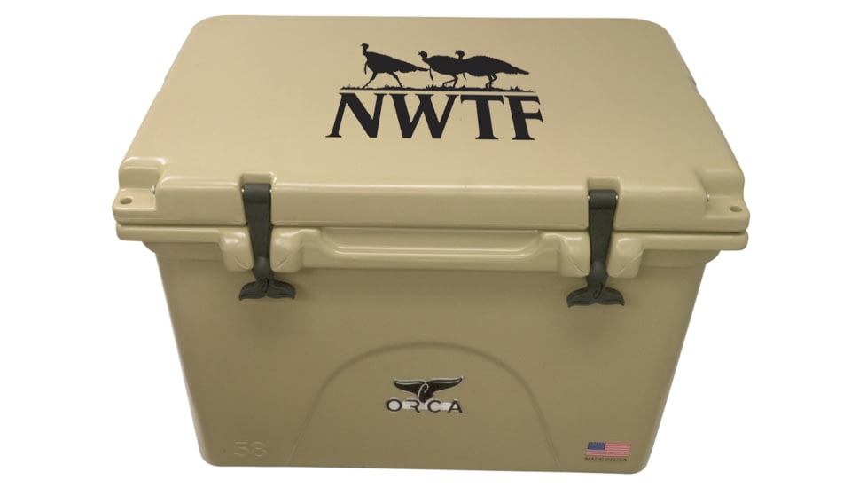 Orca National Wild Turkey Federation Cooler - 58 Qt-Tan