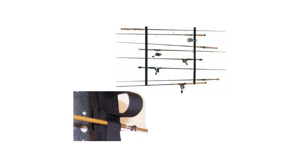 Organized Fishing Velcro Strap 5 Capacity Rod Holder 400291