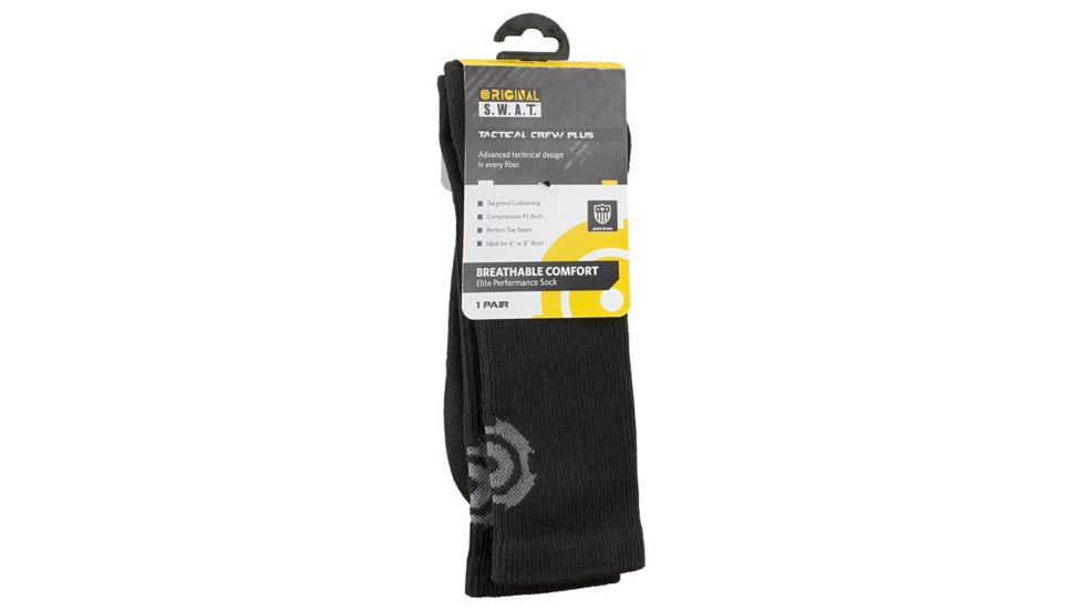 Tactical Crew Plus, Black, Medium