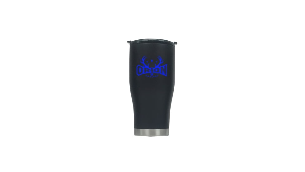 Orion Coolers 27oz  Black Stainless Steel Tumbler Blue Logo 91316