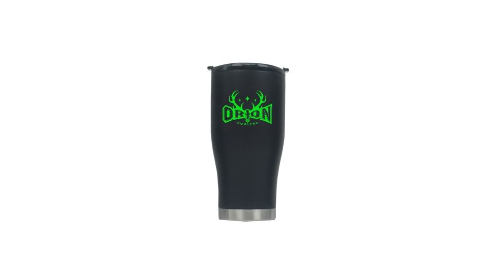 Orion Coolers 27oz  Black Stainless Steel Tumbler Lime Logo 91277