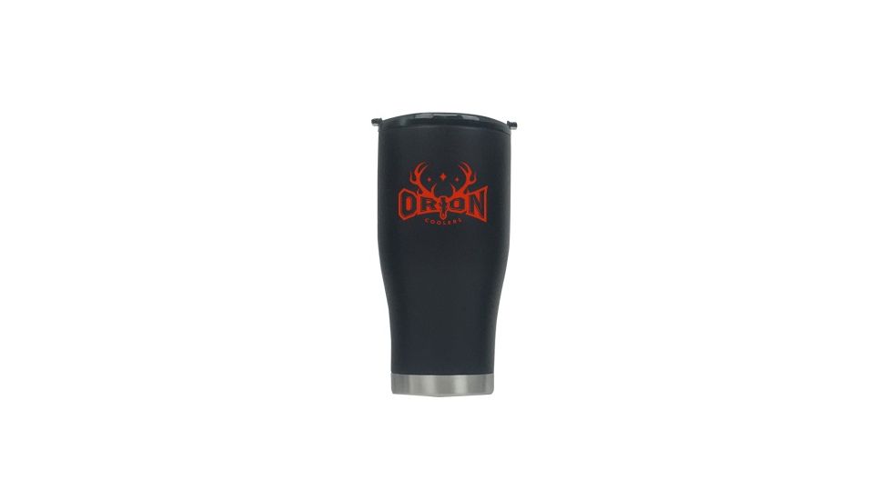 Orion Coolers 27oz  Black Stainless Steel Tumbler Red Logo 91317