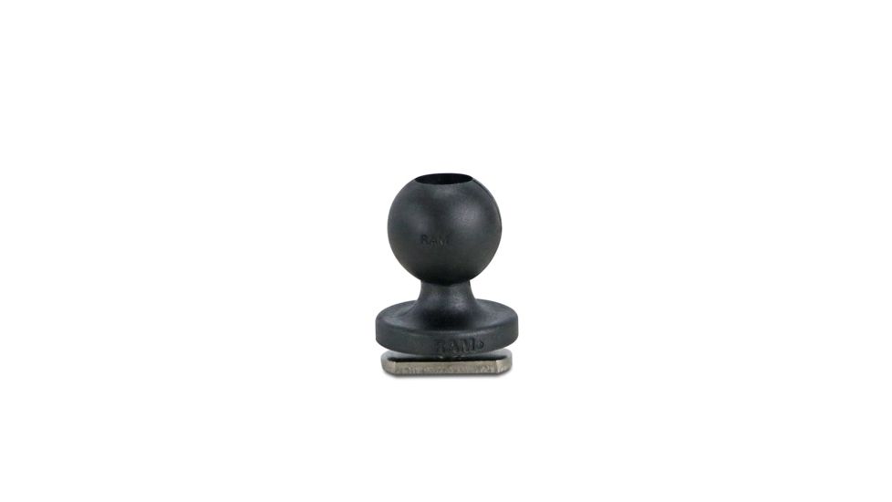 Orion Coolers YakAttack 1in Screwball with 1/2in MightyBolt, Black, 1544