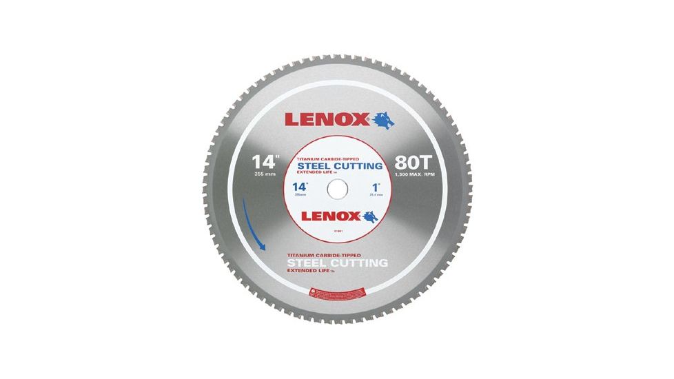 Lenox 14in 80t Steel Metal Cut Saw 433-21891, Unit EA