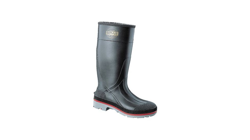 Servus 15in Xtp Black Knee Boot 617-75108-11, Unit PK