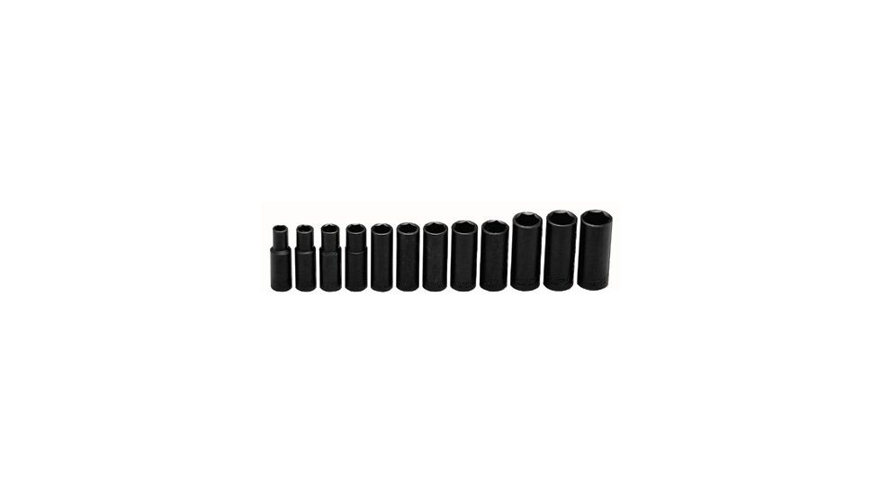 Wright Tool 3/8indr 12pc Impact Metric Soc 875-357, Unit PK