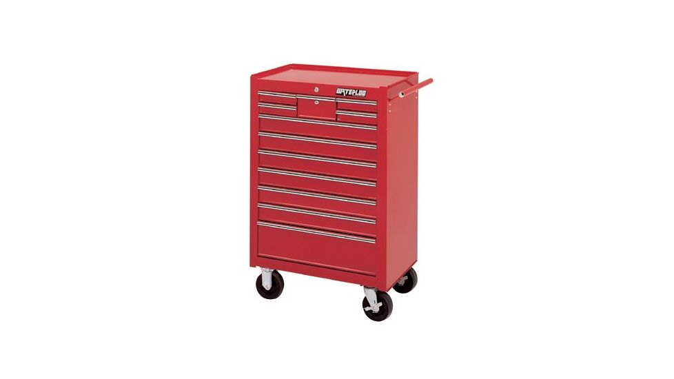 Waterloo 9 Drawer Roller Cabinetred 797-WI-900, Unit EA