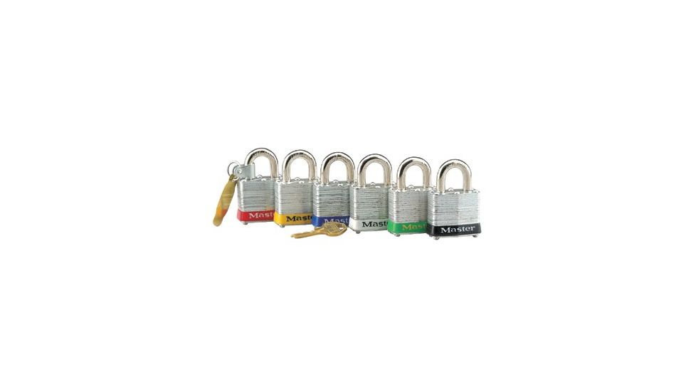 Master Lock White Safety Lockout Padlock K 470-3WHT, Unit PK