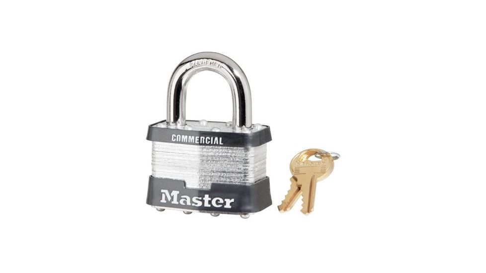 Master Lock 4 Pin Tumbler Safety Padlock K 470-5DCOM, Unit PK