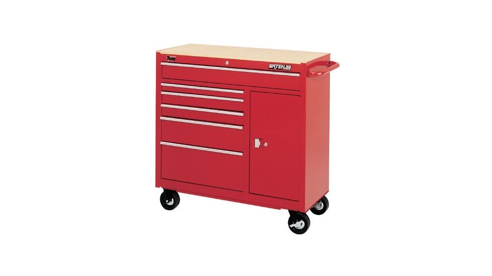 Waterloo 41in 12-drawer Bb Cart Red W/l 797-TRX4112, Unit EA