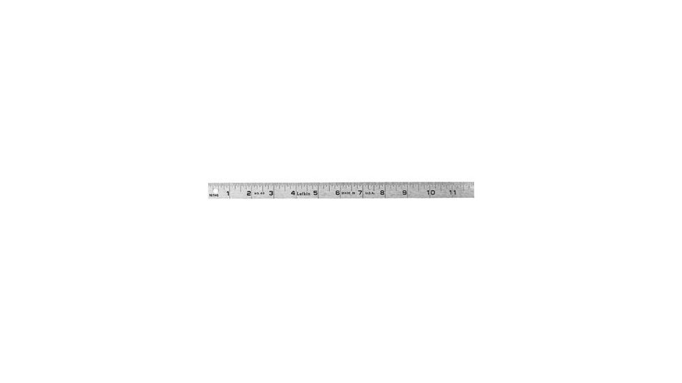 Lufkin 45073 12in Steel Shop Rule 182-6012IN, Unit PK