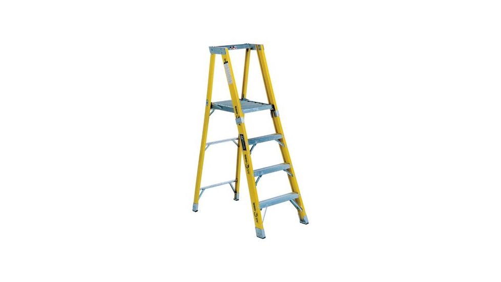 Louisville Ladder 4ft Monarch Fiberglassplatform 443-FP1104HD, Unit EA