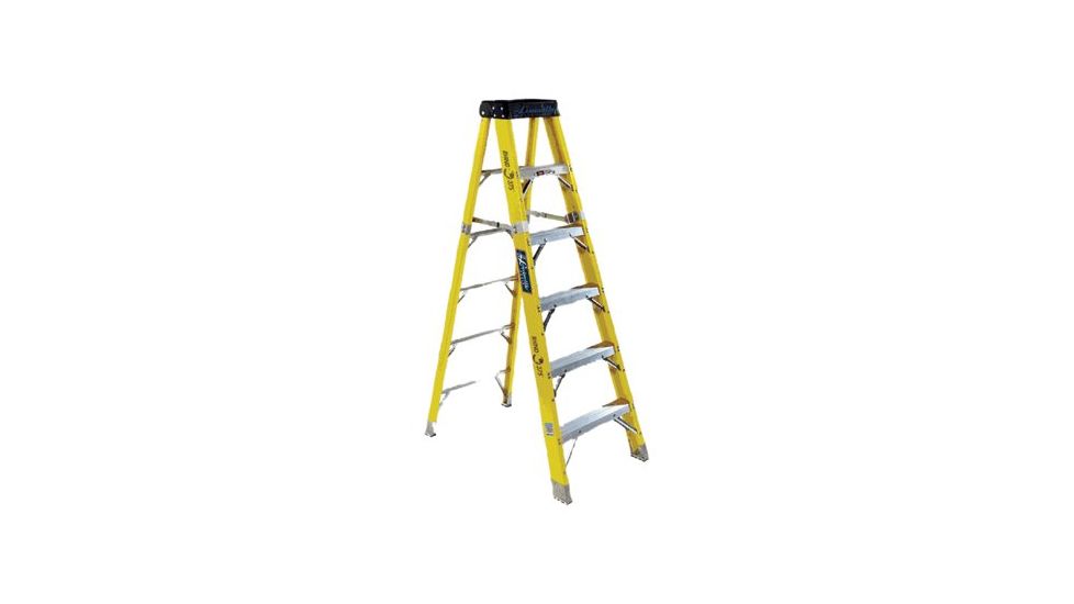 Louisville Ladder 8ft Rhino 375 Fiberglassstep L 443-FS1108HD, Unit EA