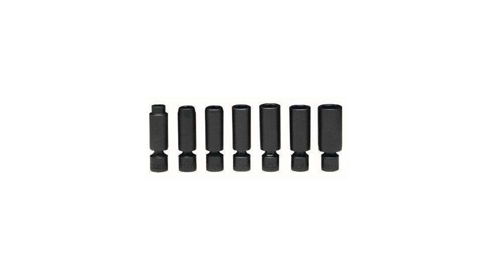 Wright Tool 7-pc. 3/8dr. Deep Universal Po 875-333, Unit PK