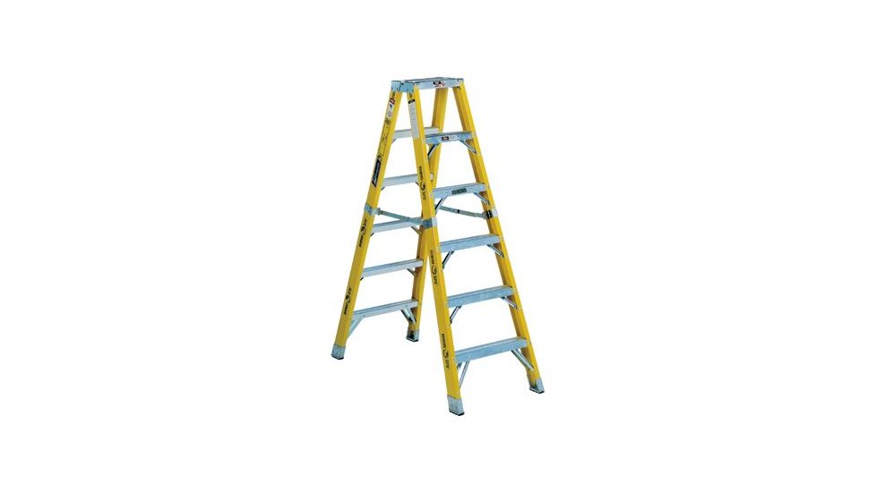 Louisville Ladder 8ft Monarch Fiberglassmechanic 443-FM1108HD, Unit EA