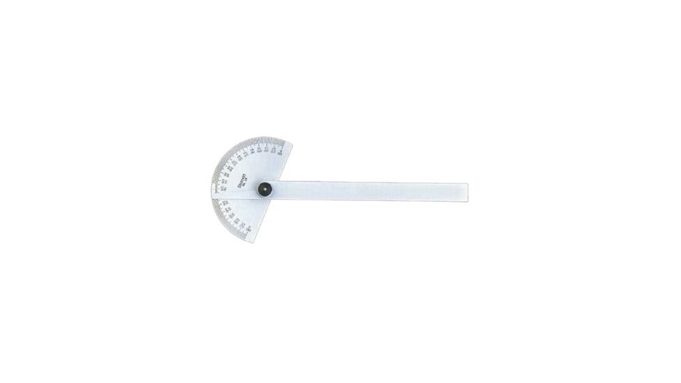 L.S. Starrett C19 Steel Protractor 0-180 6 681-50127, Unit EA