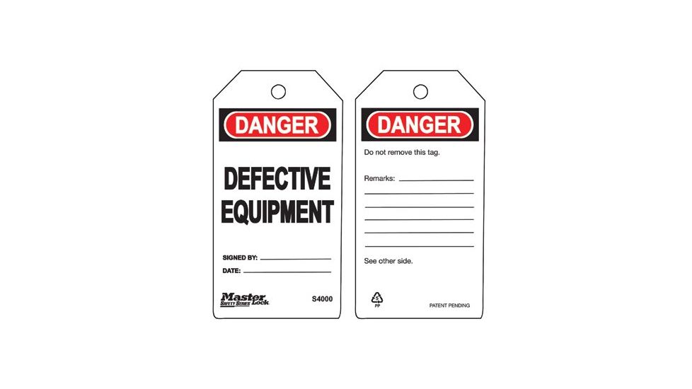 Master Lock Do Not Drink This Watersafety 470-S4010, Unit PK