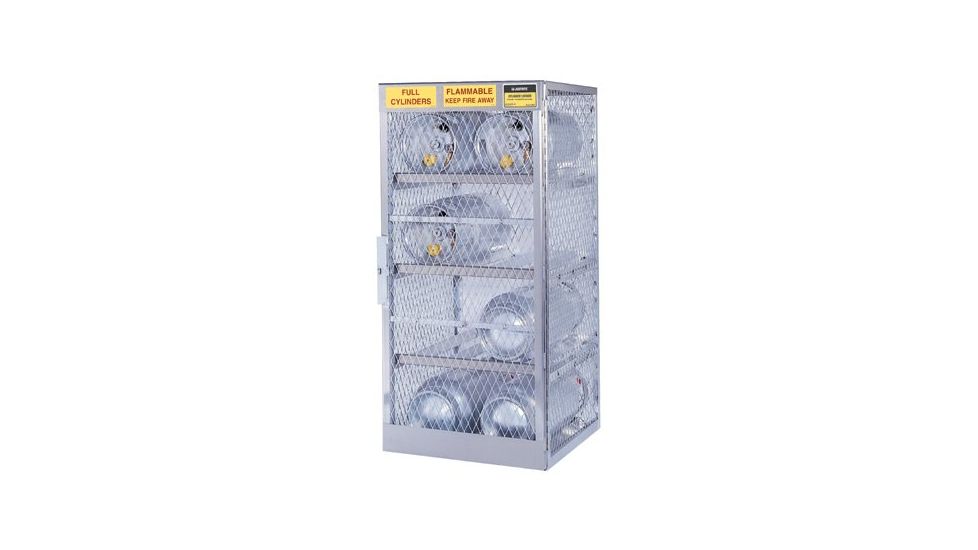 Justrite Horizontal 4 Cylinder Locker 400-23001, Unit EA