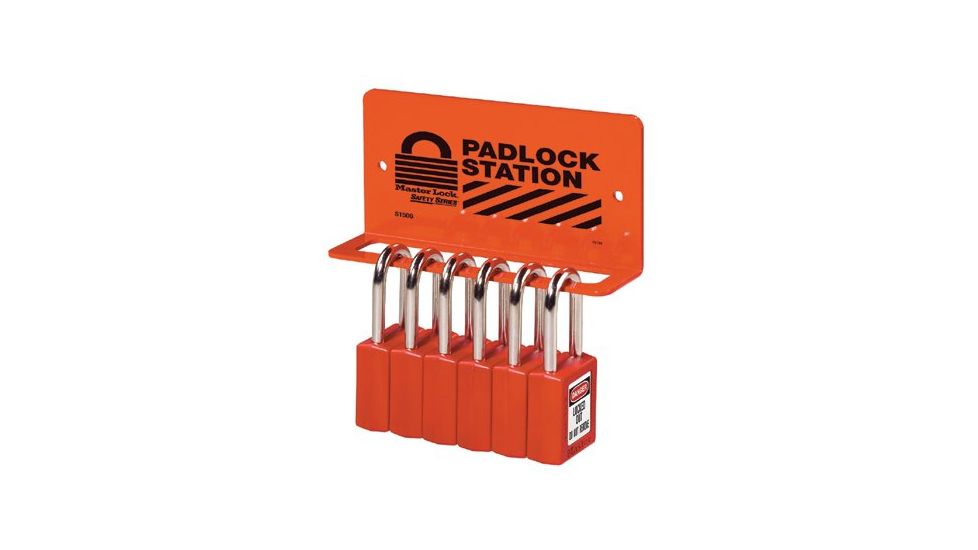 Master Lock Six Padlock Wall Bracket 470-S1506, Unit EA