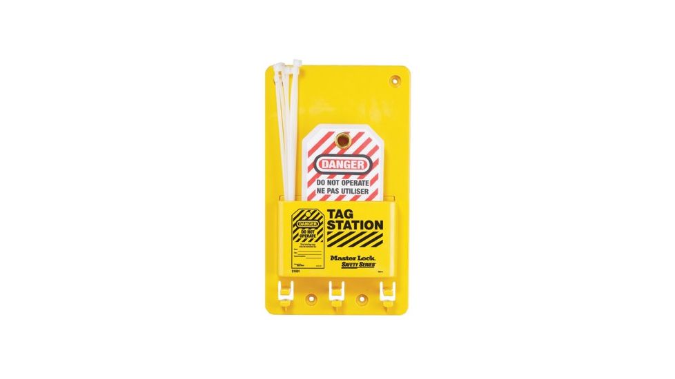 Master Lock Tag Holder 12 Fren/eng Tags An 470-S1601FRC, Unit EA