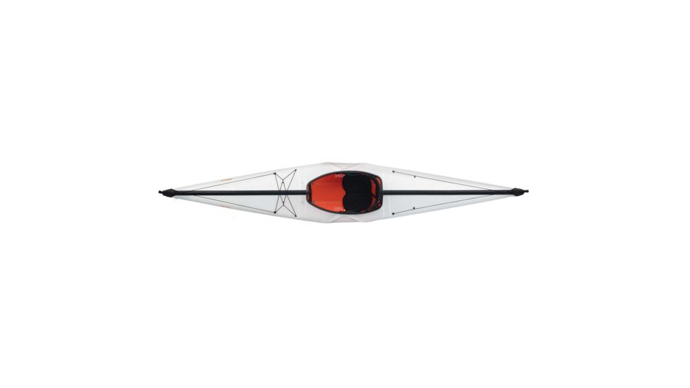 Oru Kayak Bay ST, White/Orange, 12 feet OKY101-ORA-ST