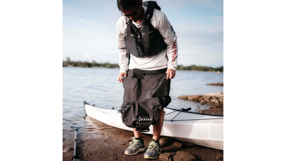 Oru Kayak Nylon Spray Skirt, Black, OSP100-BLA-00