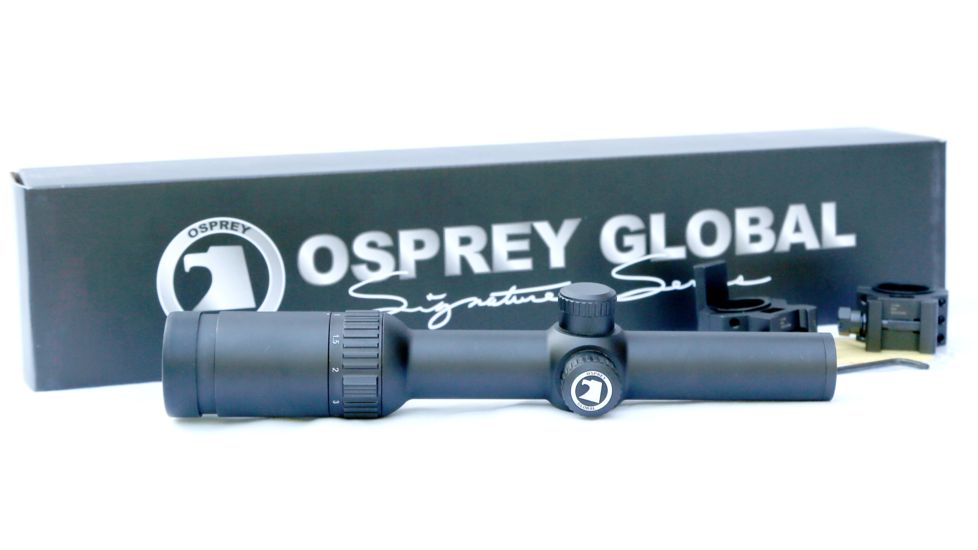 Osprey 1-6x28 Mil Dot Rifle Scope, Black TA1628MDG