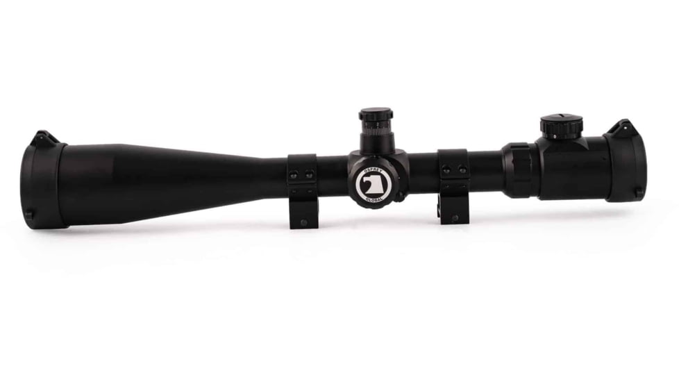 Osprey Global 10-40x50 Illuminated Tactical Rifle Scope, 30mm Tube, Rangefinder Reticle, Black, TA10-40x50IRF