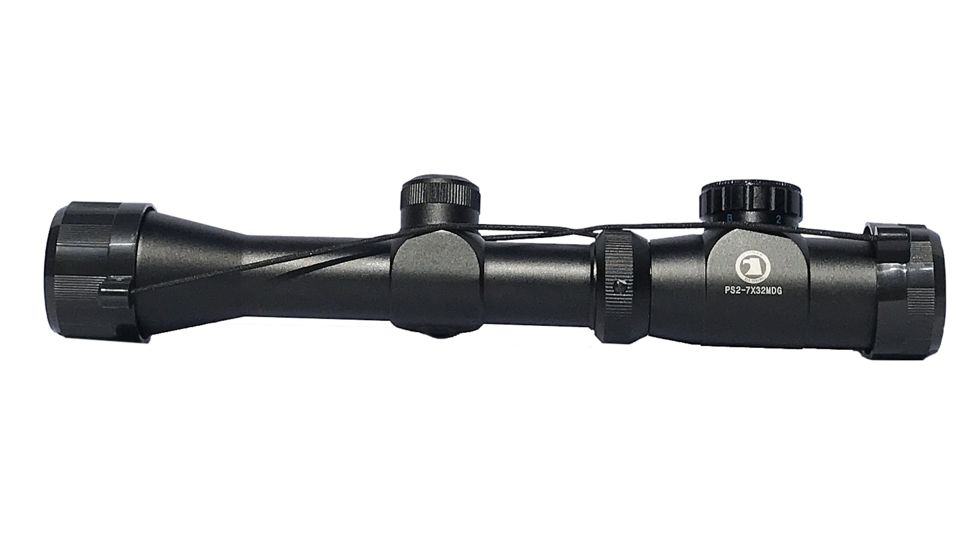Osprey Global 2-7X32 Mil Dot Reticle Pistol Scope, Black PS2-7X32MDG