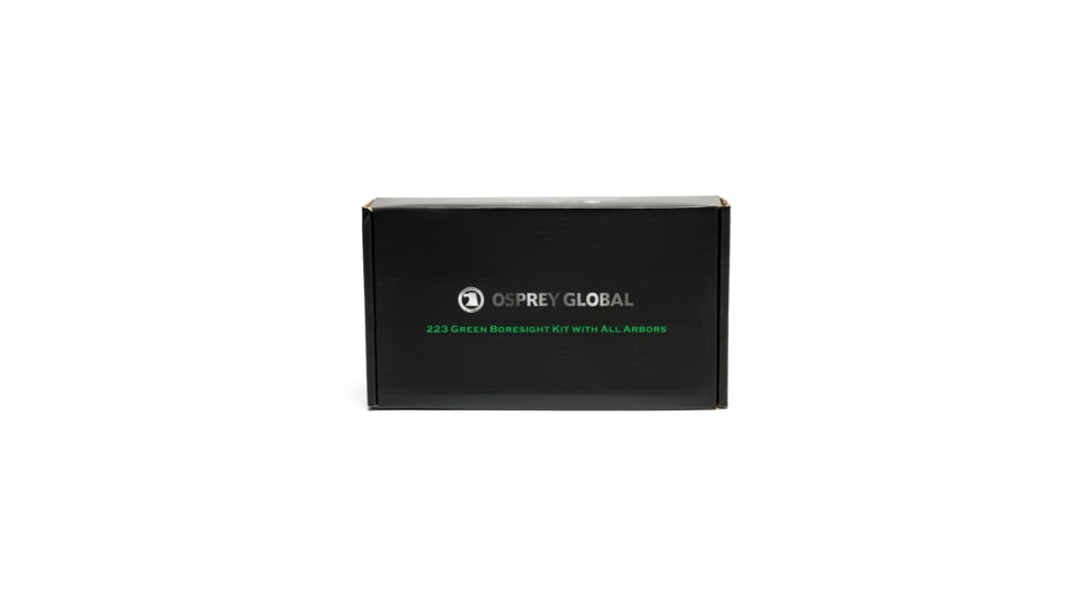 Osprey Global 223 Green Boresight Kit With All Arbors, Black, BS-OSP-223GKIT
