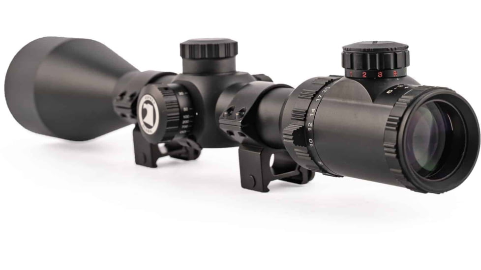 Osprey Global 5-30X56 Mil Dot Reticle Tactical Rifle Scope, 30mm Tube, Black, TA5-30X56MDG