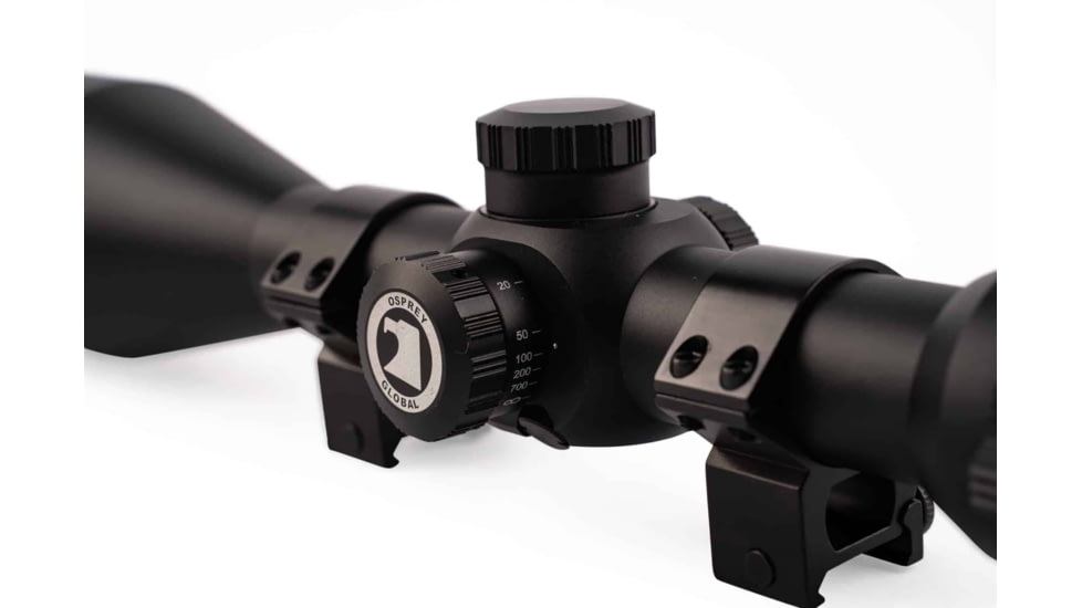 Osprey Global 5-30X56 Mil Dot Reticle Tactical Rifle Scope, 30mm Tube, Black, TA5-30X56MDG