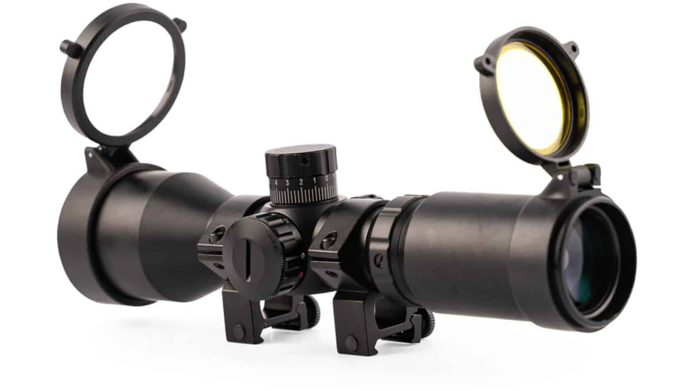 Osprey Global Compact 3-9x42 Illuminated Rifle Scope, 30mm Tube, Rangefinder Reticle, Black, CP3-9x42IRF