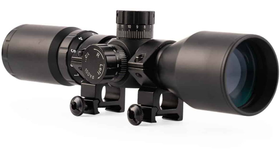 Osprey Global Compact 3-9x42 Illuminated Rifle Scope, 30mm Tube, Rangefinder Reticle, Black, CP3-9x42IRF