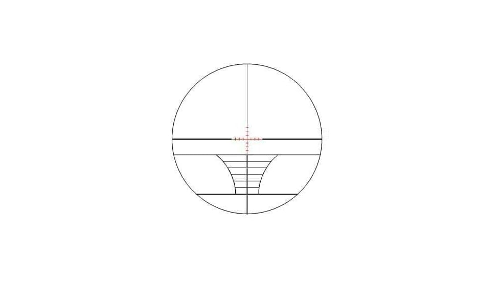 Osprey Global Compact 3-9x42 Illuminated Rifle Scope, 30mm Tube, Rangefinder Reticle, Black, CP3-9x42IRF