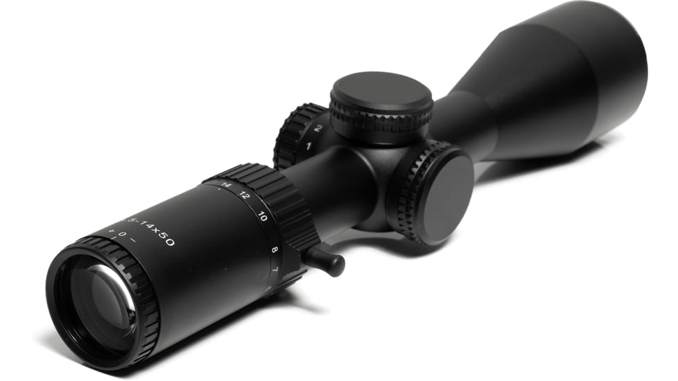 Osprey Global Elite Series 3.5-14x50mm 30 mm Tube Rifle Scope, Second Focal Plane, Etched Glass, Black, ES3.5-14x50MOA