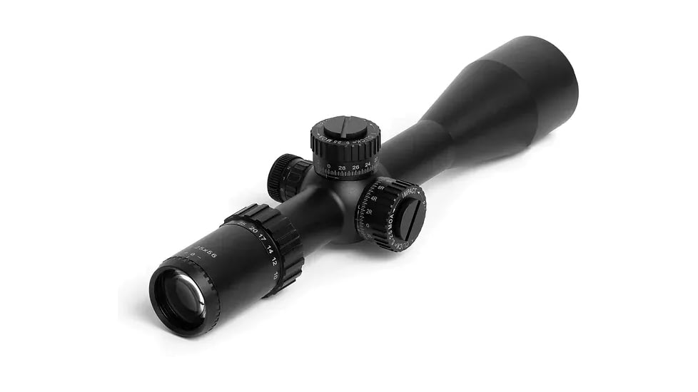 Osprey Global Elite Series 5-25x56mm 34mm Tube Rifle Scope, First Focal Plane, 3 Color Illuminated Christmas Tree Reticle, Black, ES5-25x56FFP