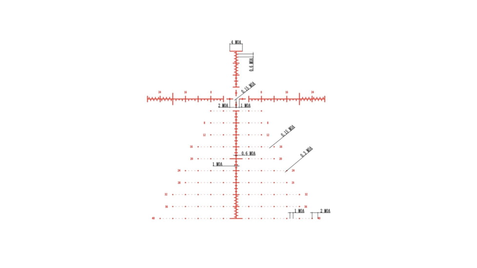 Osprey Global Elite Series 5-25x56mm 34mm Tube Rifle Scope, First Focal Plane, 3 Color Illuminated Christmas Tree Reticle, Black, ES5-25x56FFP