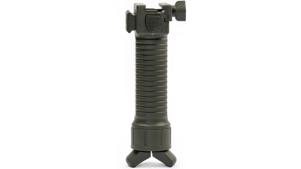 Osprey Global Front Grip with Integrated Bottom-Pop Bipod, Green, SBP-OSP-GRN