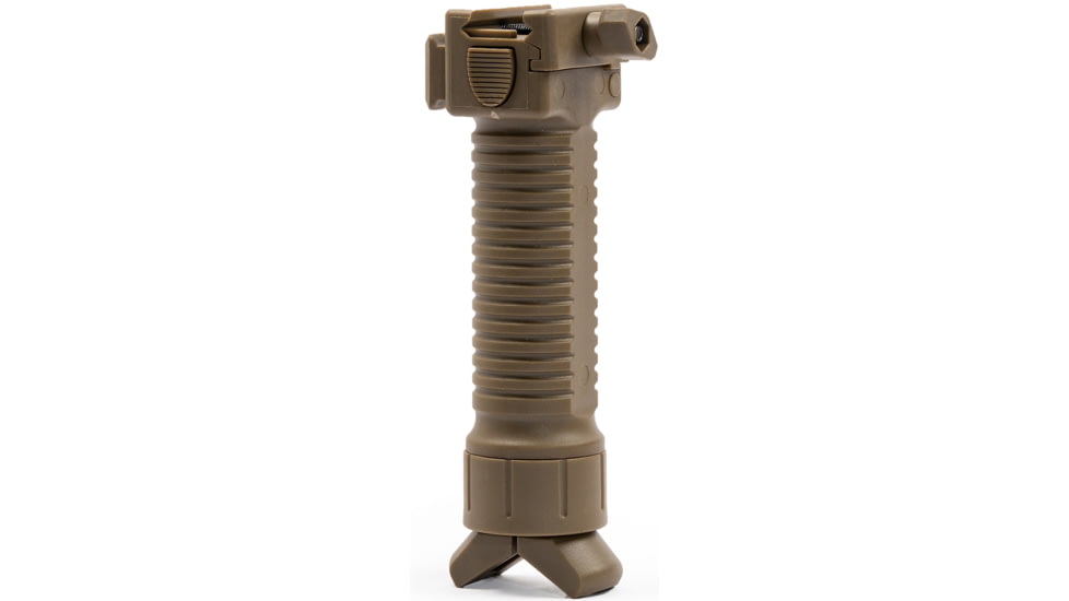 Osprey Global Front Grip with Integrated Bottom-Pop Bipod, Tan, SBP-OSP-TAN