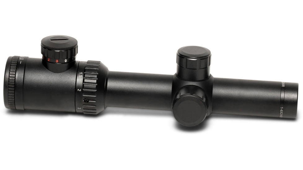 Osprey Global 1-6x24mm LPVO 30mm Tube Rifle Scope, Second Focal Plane, Rangefinder Reticle, Black, 1-6X24IRF