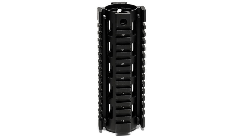 Osprey Global AR-15, M4, M16 Carbine Length Quad Rail AK Handguard, 7in, Black, QR-OSP-BLK