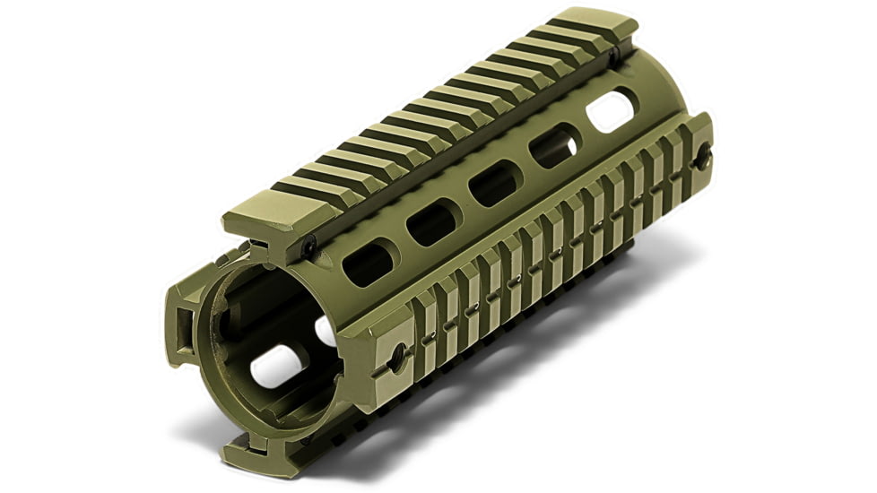 Osprey Global AR-15, M4, M16 Carbine Length Quad Rail AK Handguard, 7in, Od Green, QR-OSP-GRN