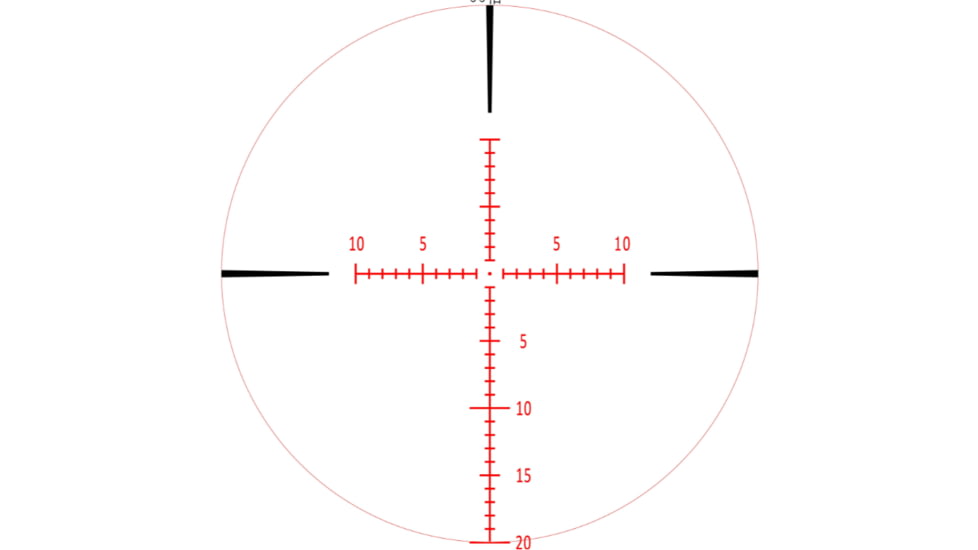 Osprey Global ED Glass 7-35x56mm 34mm Tube Rifle Scope, First Focal Plane, Glass Etched, Black, ED7-35X56FFP