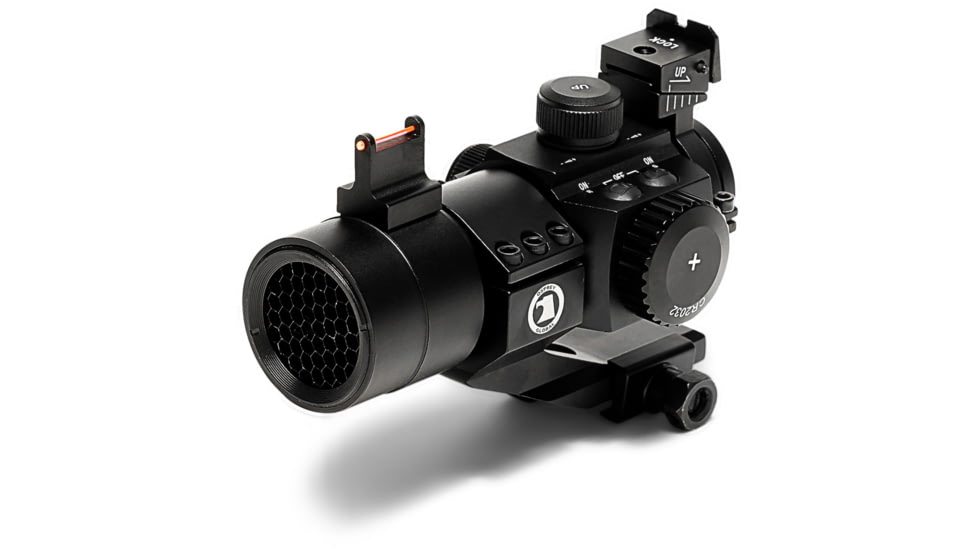 Osprey Global Fiber Optic 1x30mm Reflex Red Dot Sight, 5 MOA Dot Reticle, Black, OSP-RD-FO