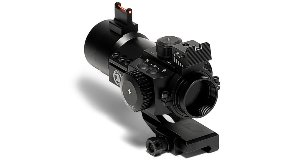 Osprey Global Fiber Optic 1x30mm Reflex Red Dot Sight, 5 MOA Dot Reticle, Black, OSP-RD-FO