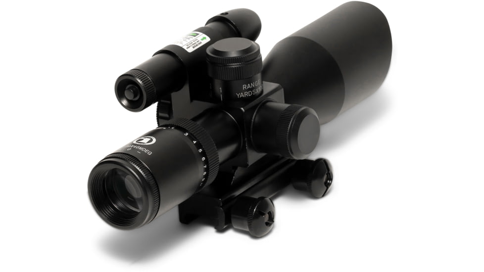 Osprey Global Standard 2.5-10x40mm LPVO 1in Tube Rifle Scope, Second Focal Plane, MilDot Reticle, Black, SD2.5-10x40MDG